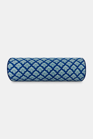 Roller Rabbit Blue Jemina Bolster Pillow