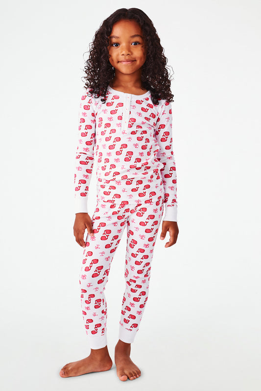 Roller Rabbit Kids Pink Moby Pajamas view 1