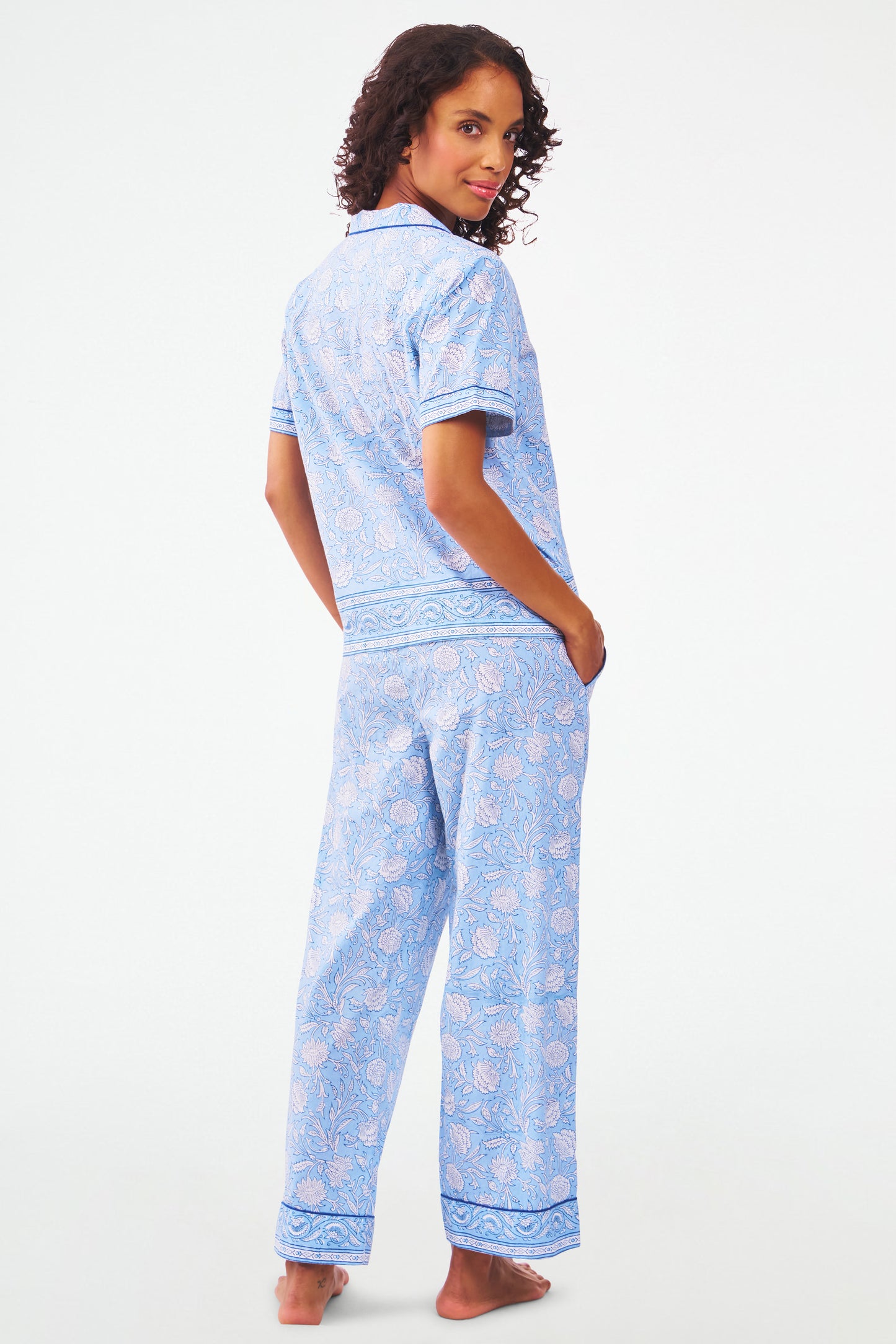 Roller Rabbit Morris Floral Liza Set Blue view 2
