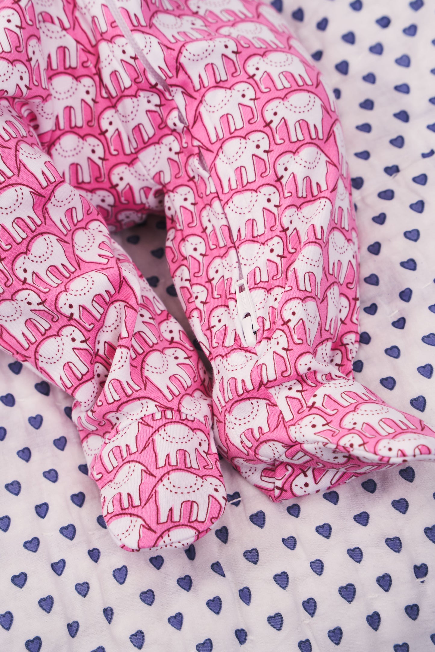 Infant Hathi Zipper Footie view 3
