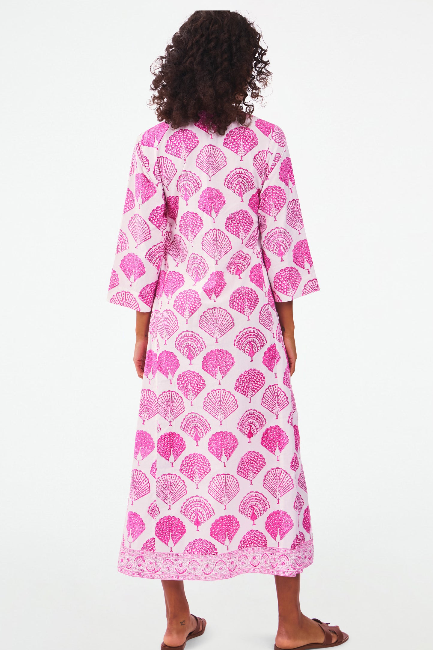 Roller Rabbit Peacock Anu Long Kurta view 7