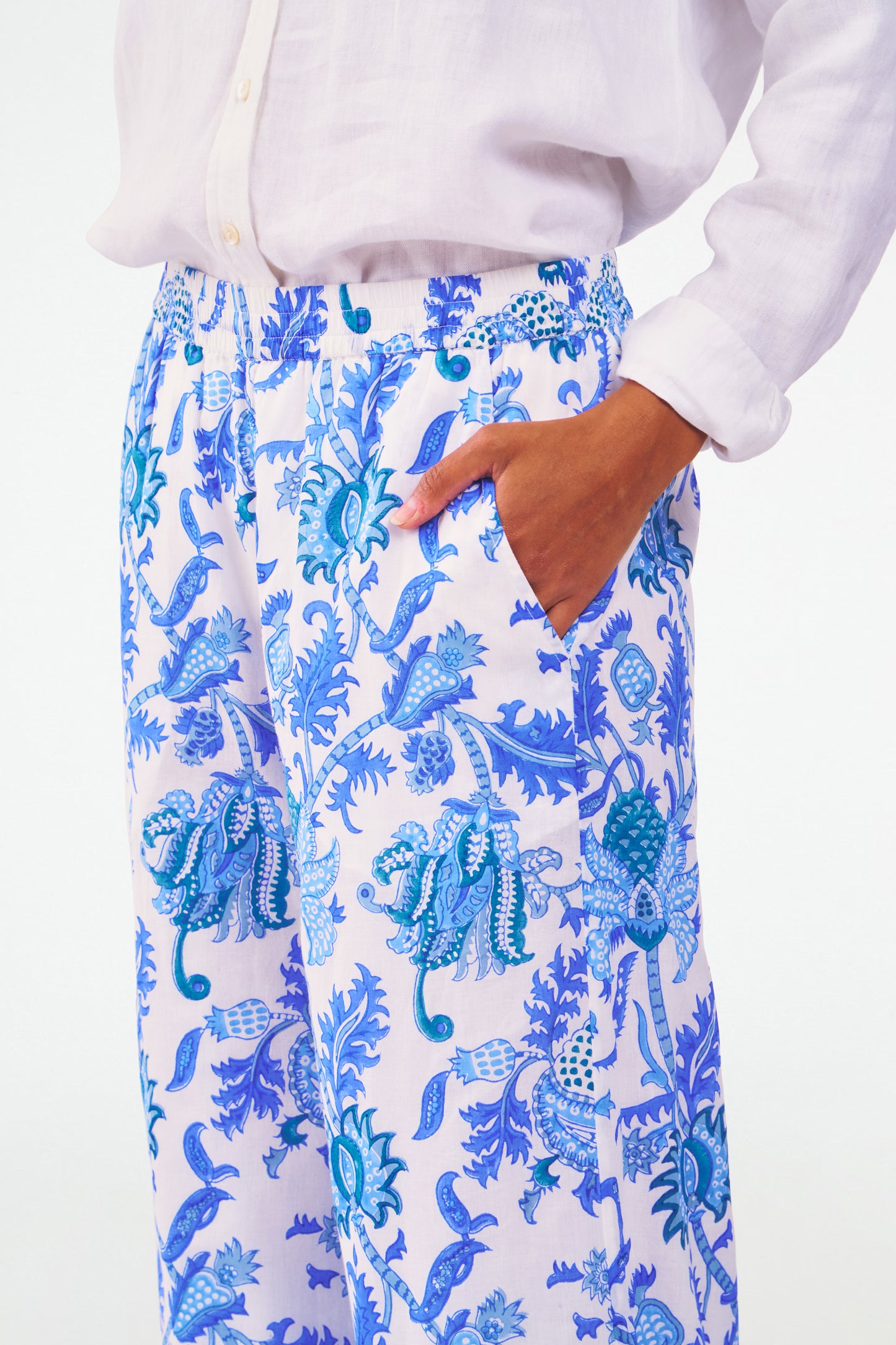 Roller Rabbit Blue Amanda Kaylee Pant view 4
