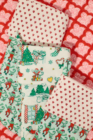 Monkey Mas Quilted Stocking