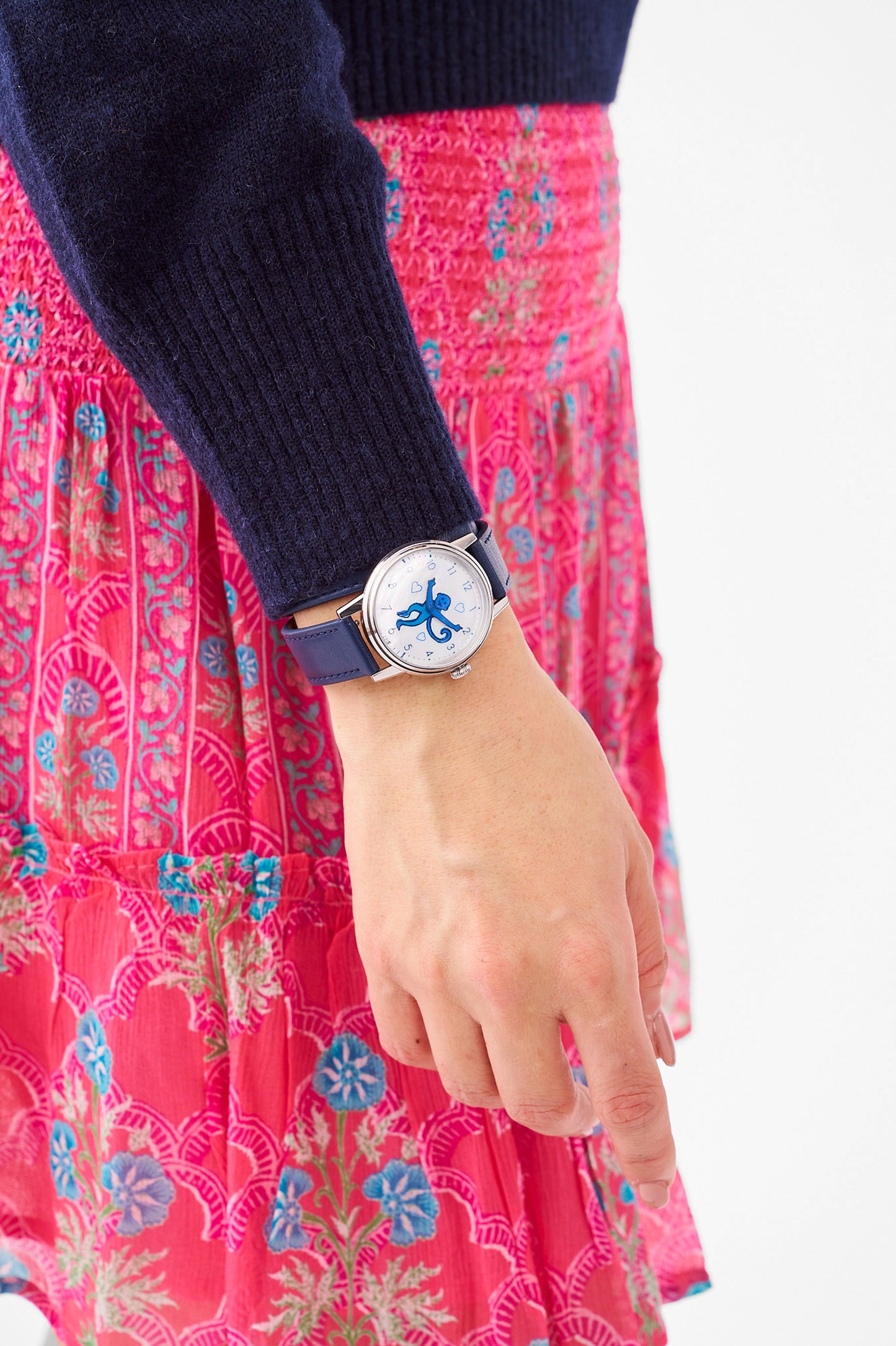 Roller Rabbit Navy Monkey Watch view 4