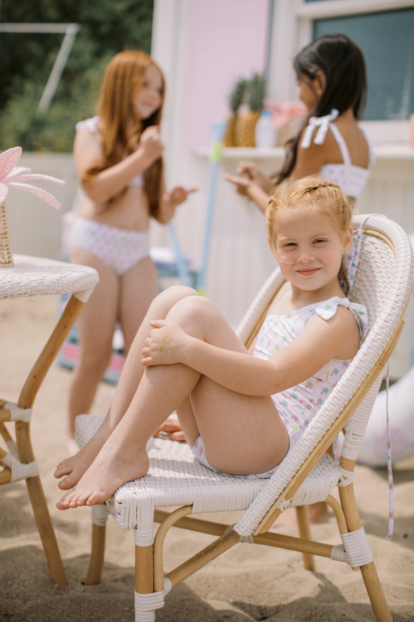 Kids Palm Dreams Jacey One Piece view 2