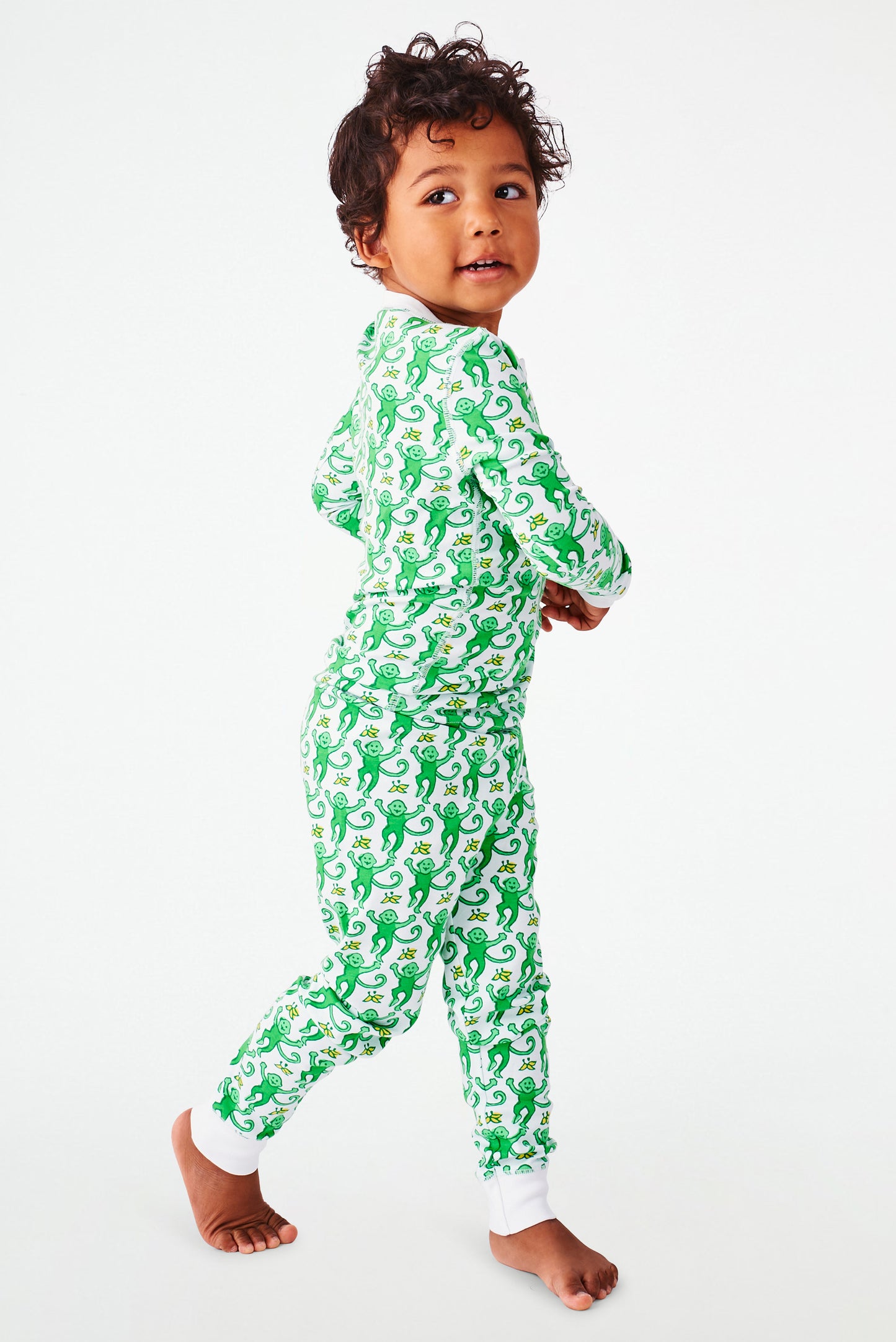 Roller Rabbit Kids Emerald Monkey Pajamas view 3
