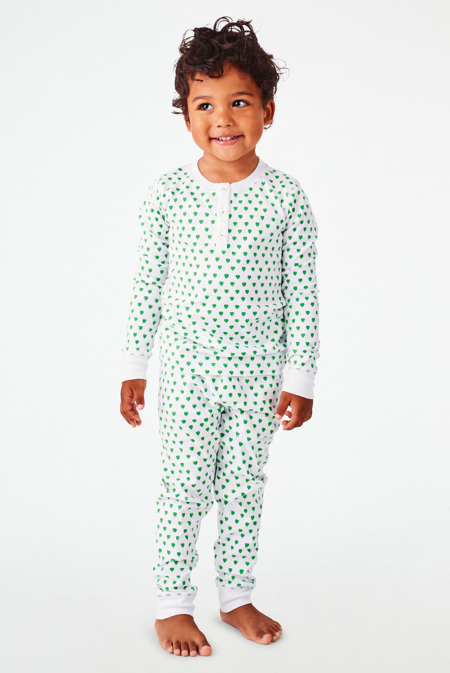 Kids Hearts Pajamas view 4