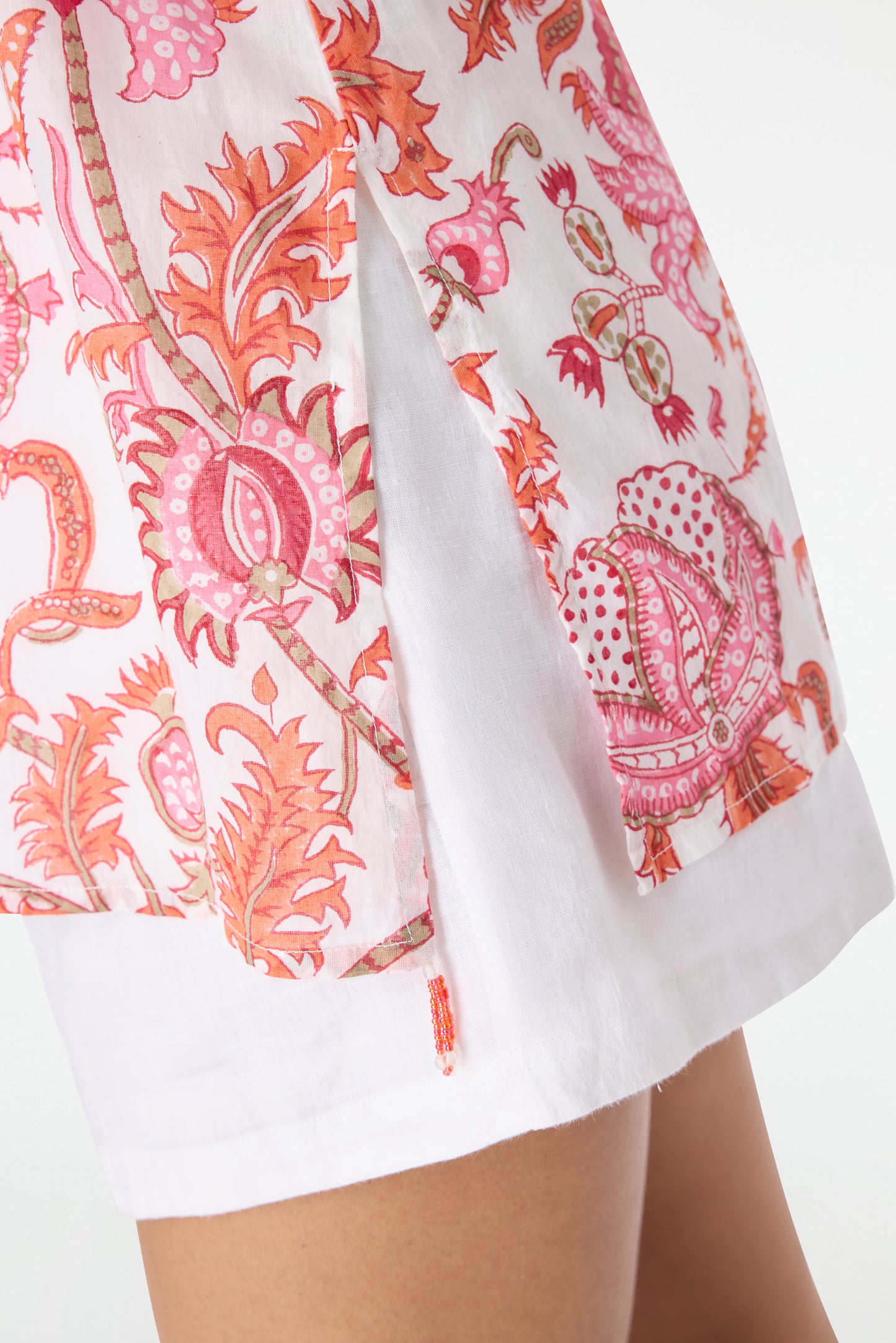 Roller Rabbit Orange Amanda Kurta view 6