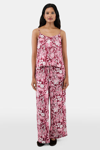 ROLLER RABBIT BURGUNDY AMANDA TINA TANK SET