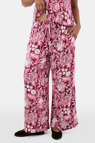 ROLLER RABBIT BURGUNDY AMANDA TINA TANK SET