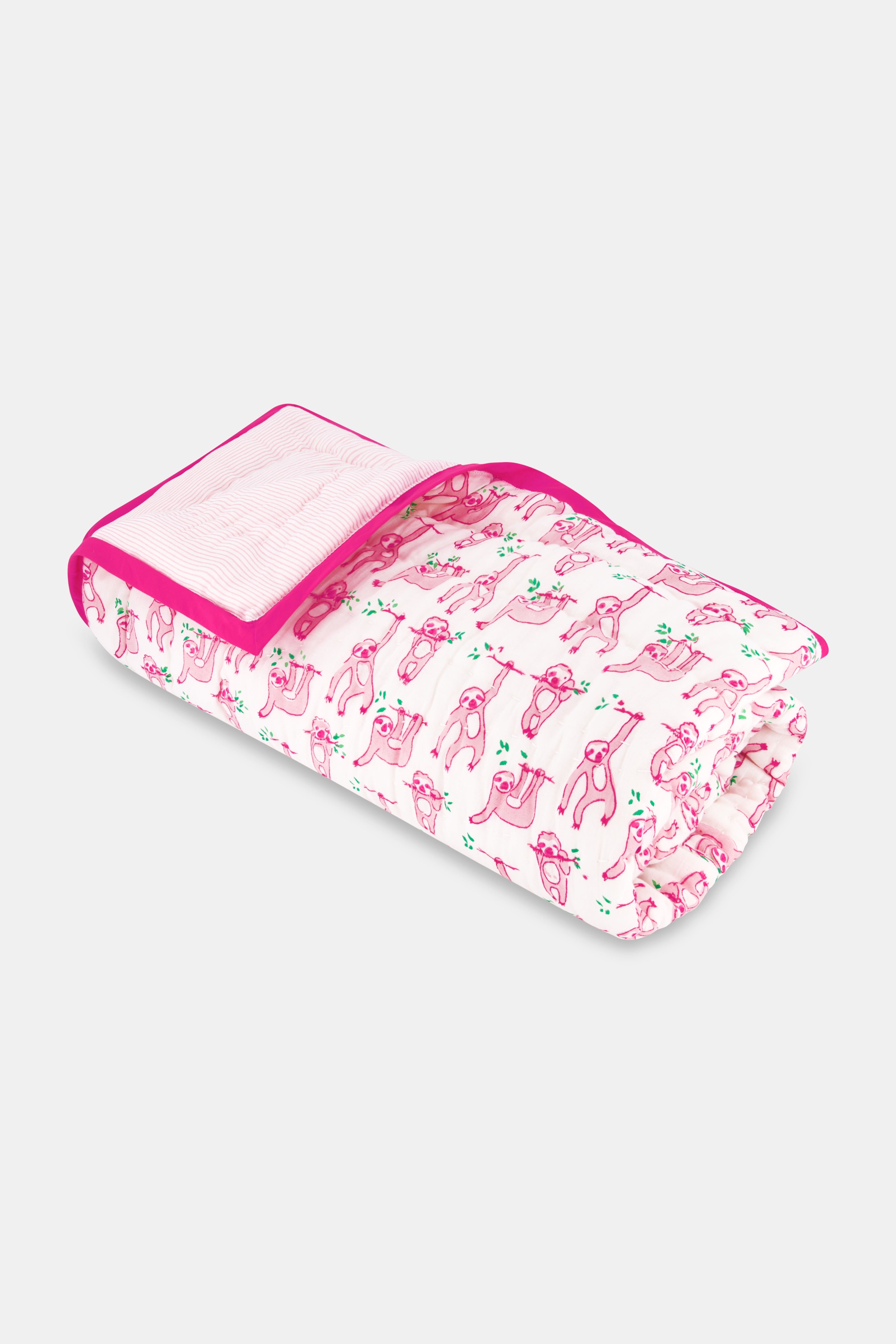 Sleepy Sloth Baby Quilt Roller Rabbit1