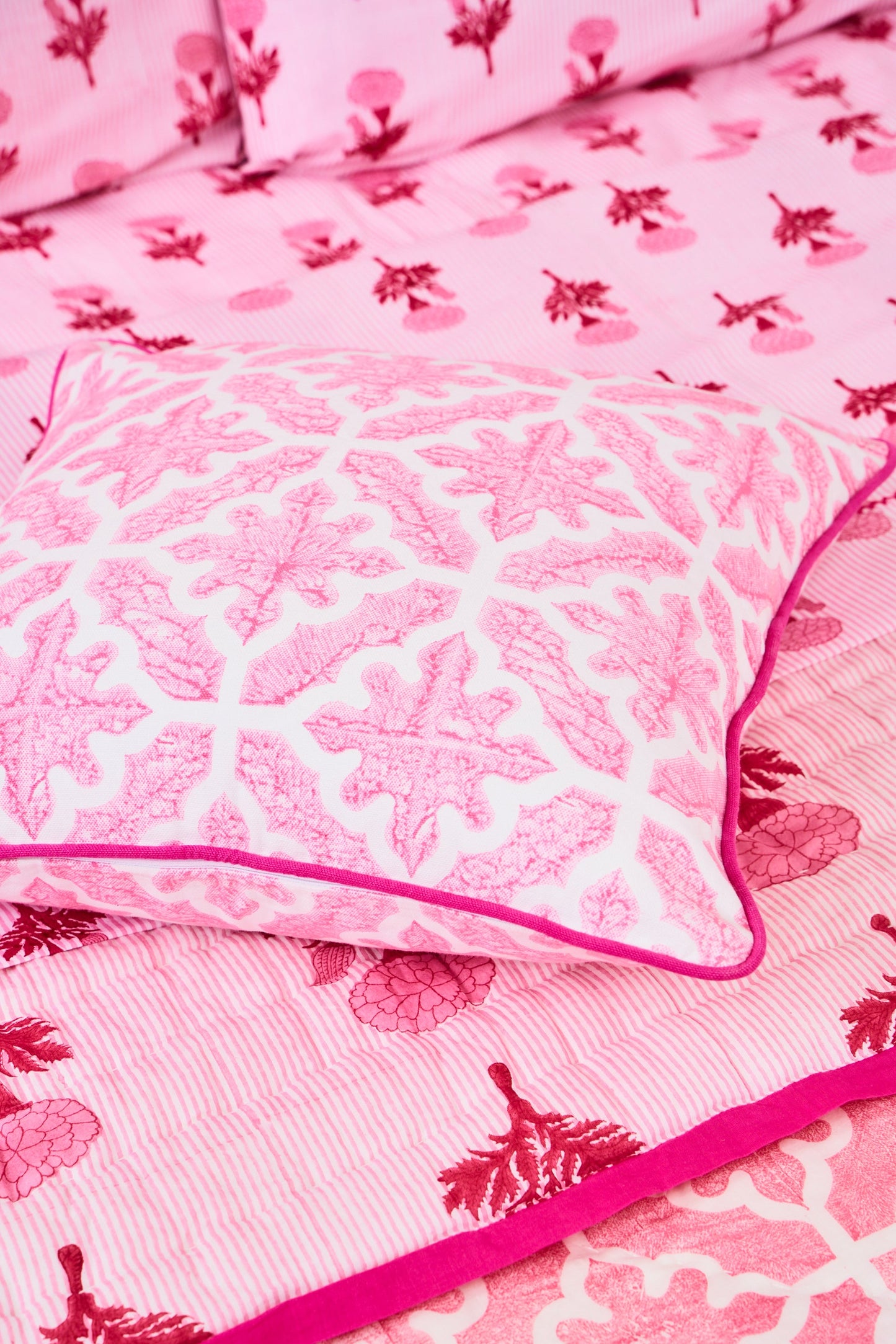 Roller Rabbit Red Monaco Pool Decorative Pillow view 2