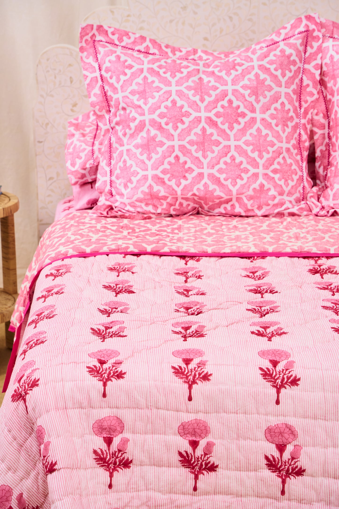 Roller Rabbit Red Monaco Pool Euro Pillowcase Set view 4
