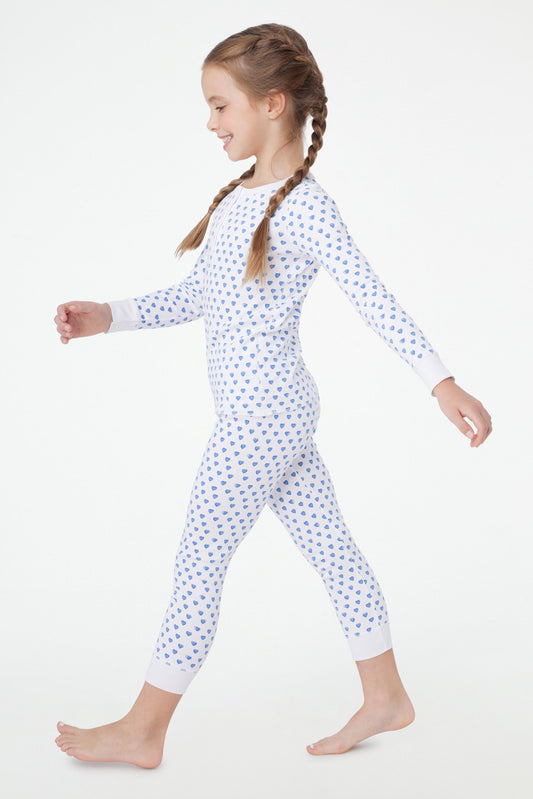 Roller Rabbit Kids Blue Hearts Pajamas view 1