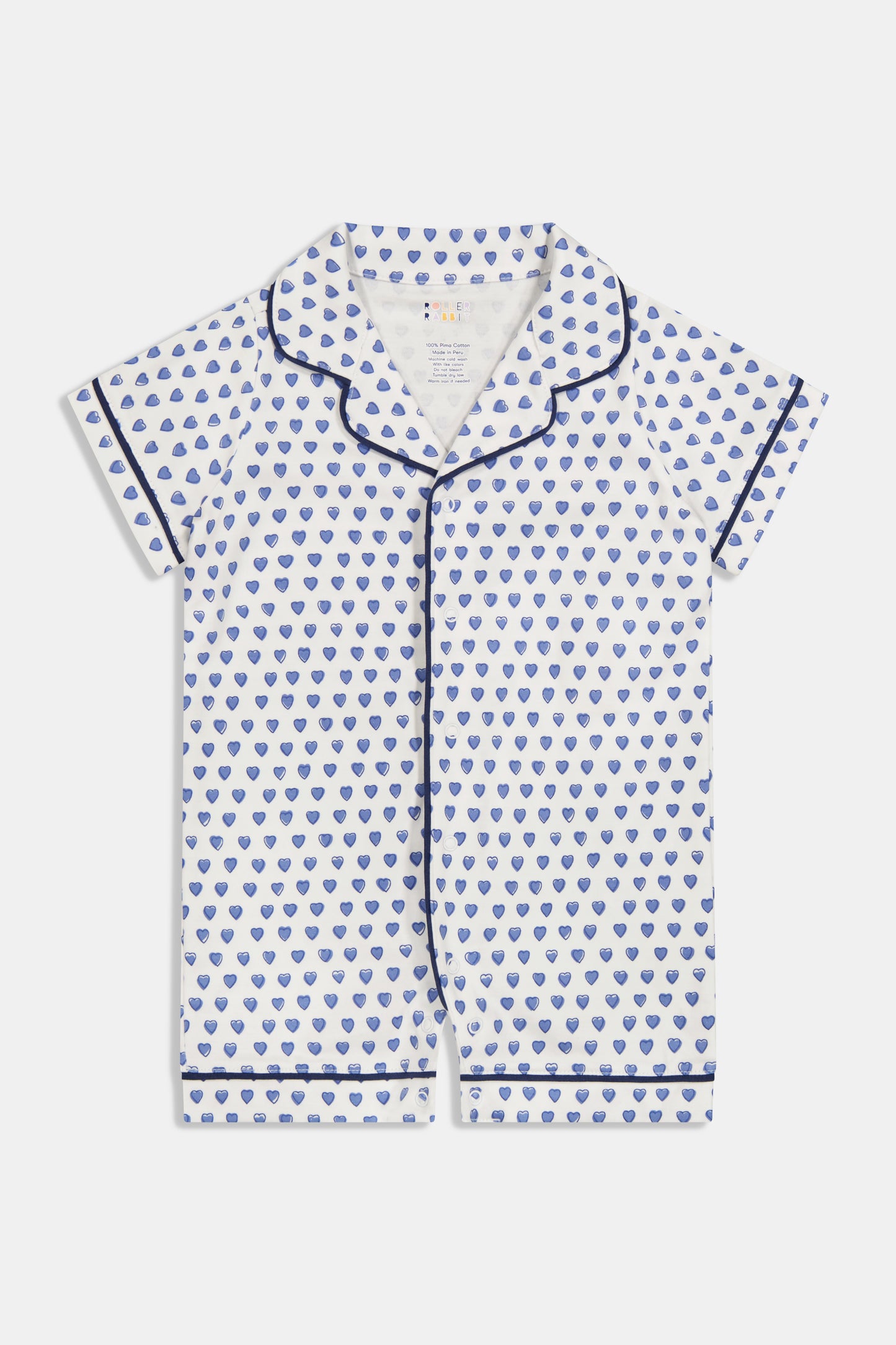Infant Hearts Polo Onesie view 3