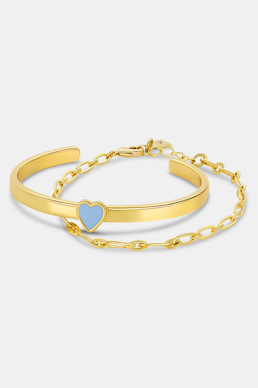 Citra Heart Bracelet Stack view 1
