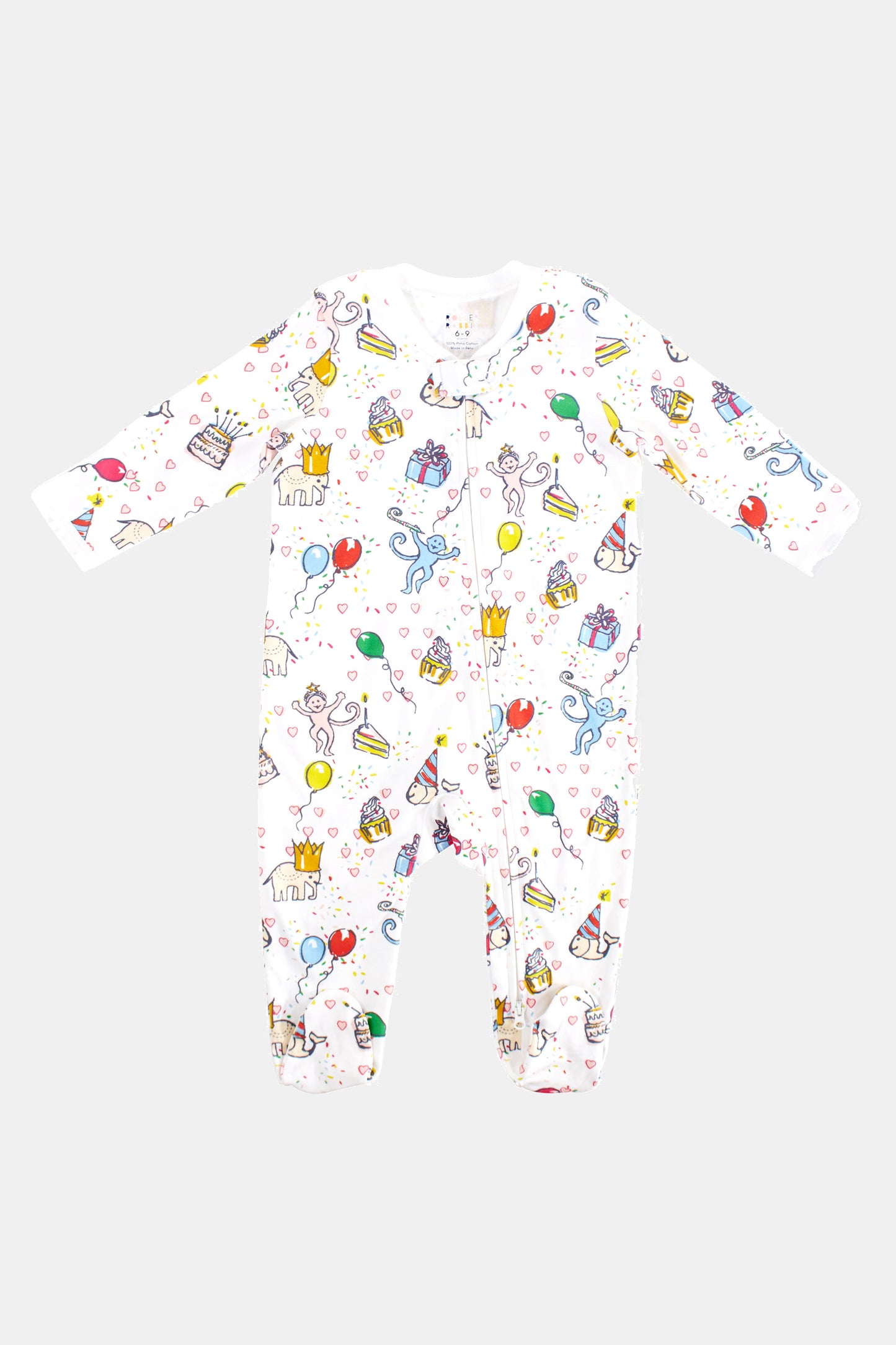 Infant Birthday Bonanza Zipper Footie view 1