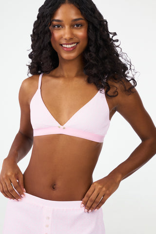 Roller Rabbit Catalina York Bralette Pink