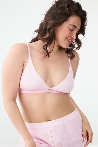 Roller Rabbit Catalina York Bralette Pink