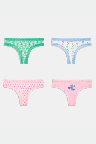 Icons Thong 4 Pack
