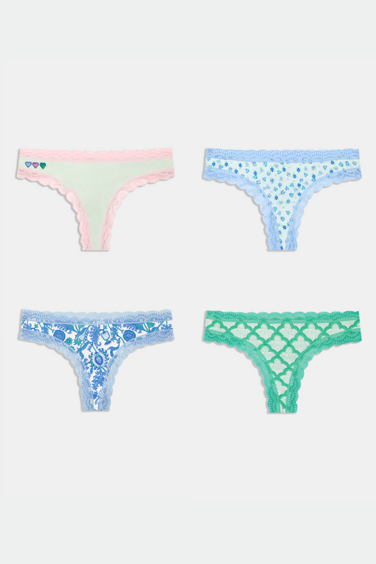 Classic Core Thong 4 Pack view 1