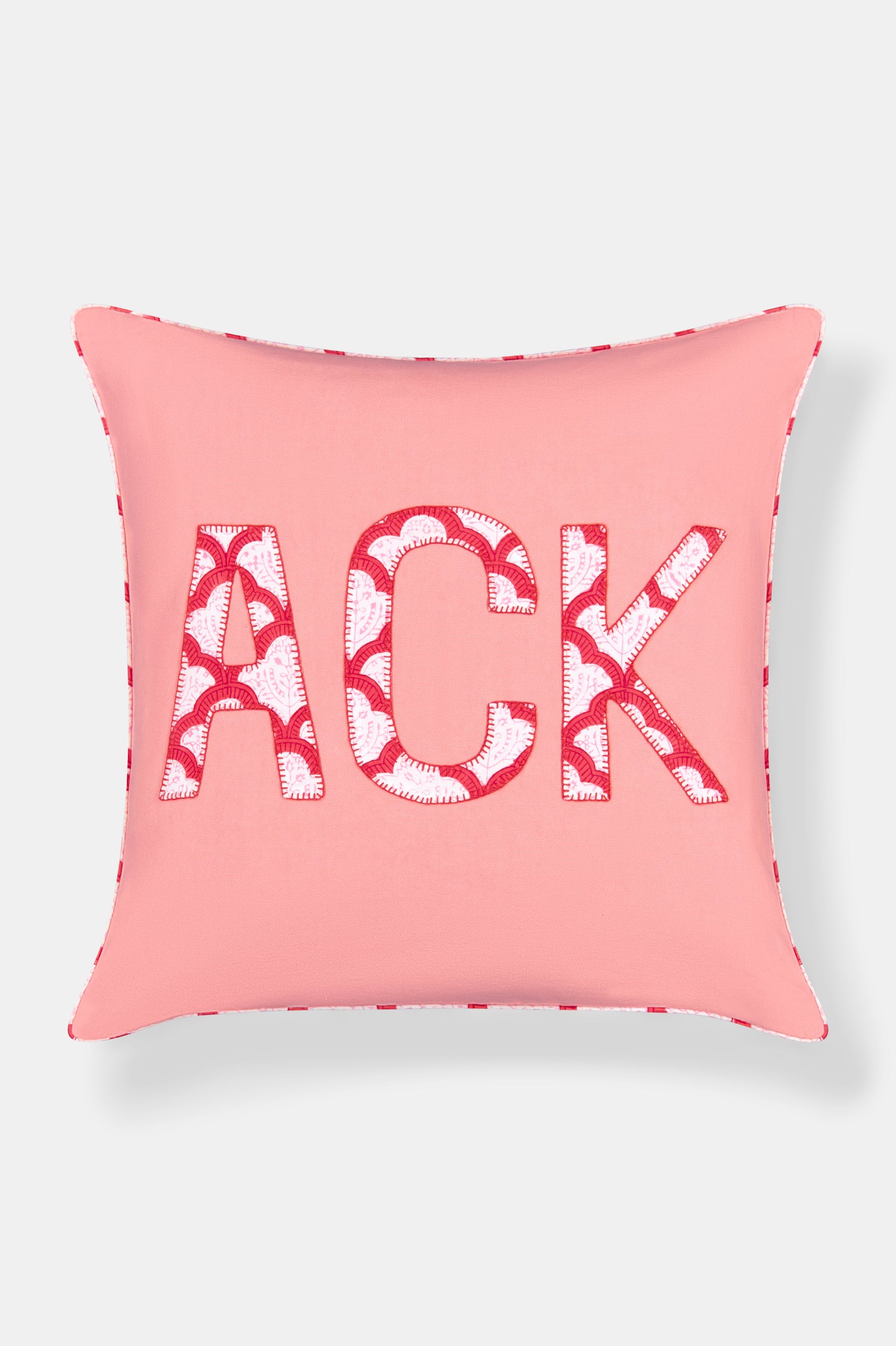 ACK Applique Decorative Pillow view 1