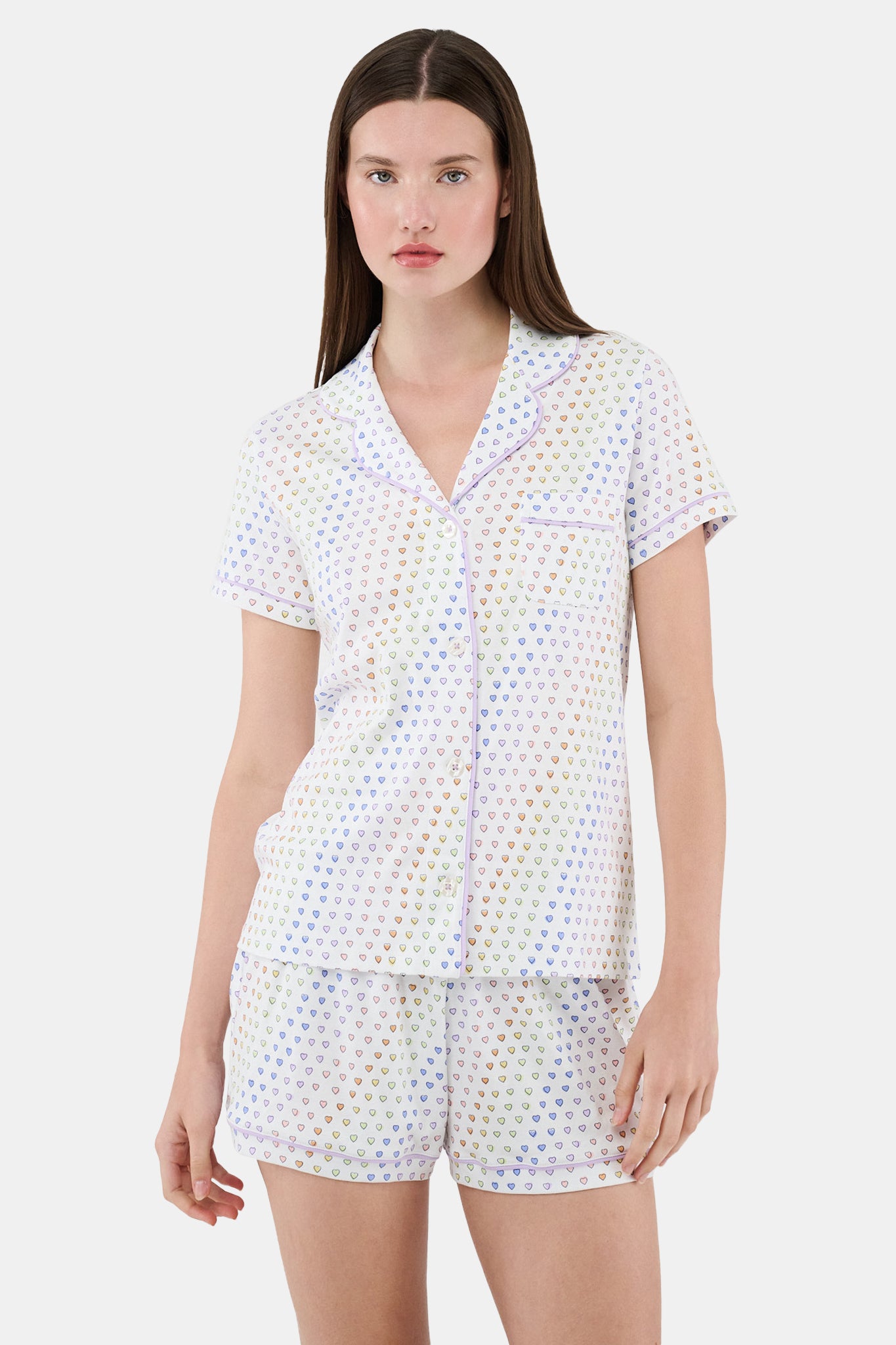 Roller Rabbit Disco Hearts Polo Pajamas view 3