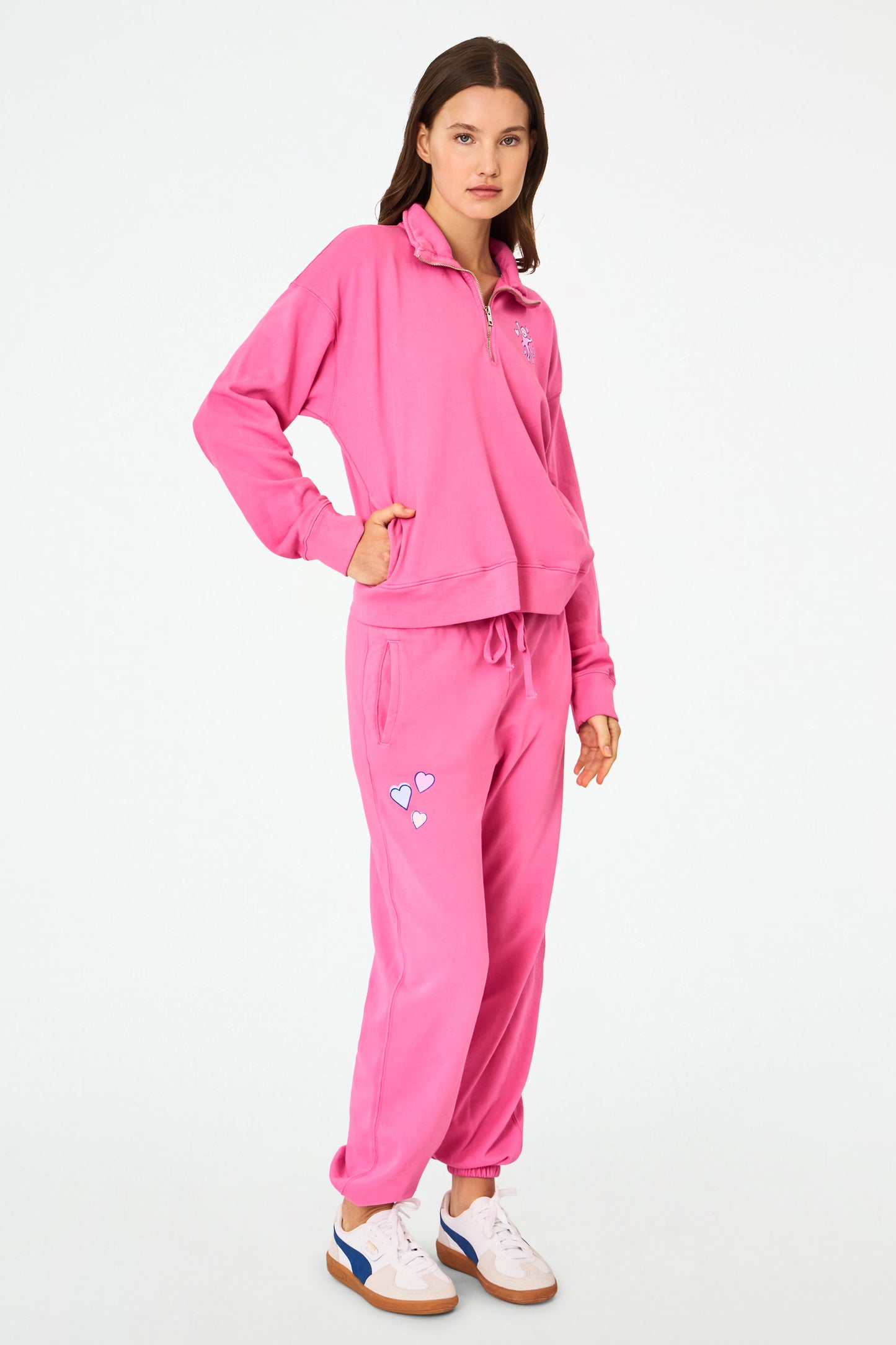 Roller Rabbit Berry Monkey Love Sweatpants view 4