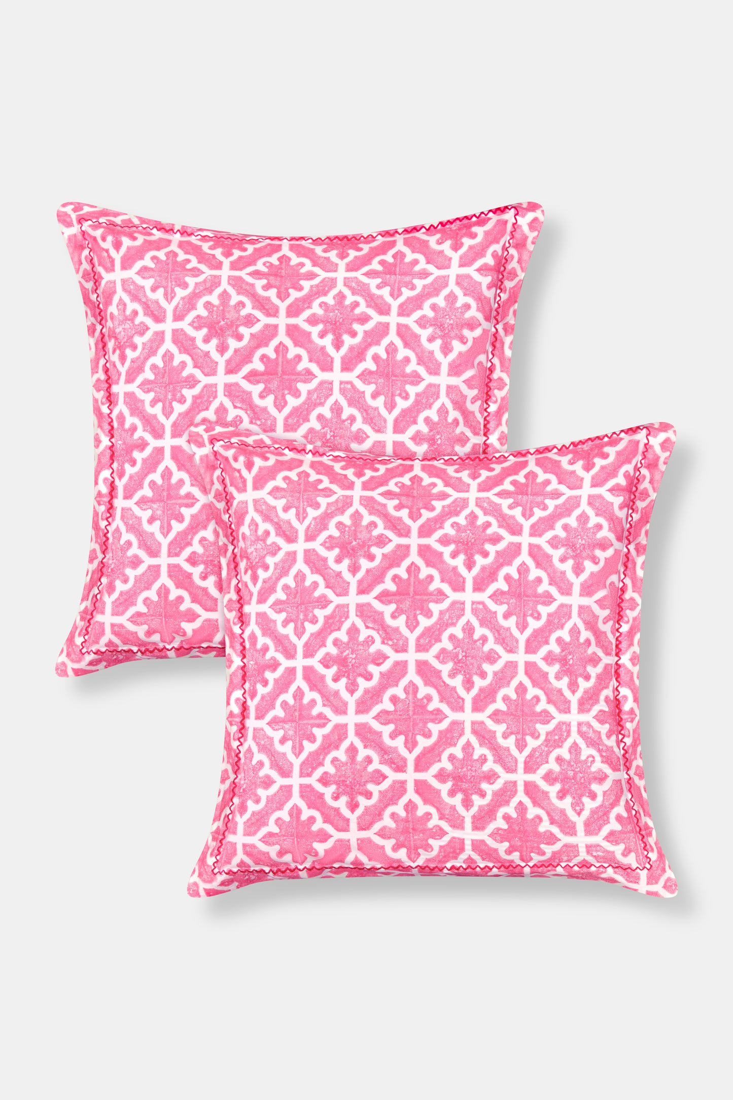Roller Rabbit Red Monaco Pool Euro Pillowcase Set view 2