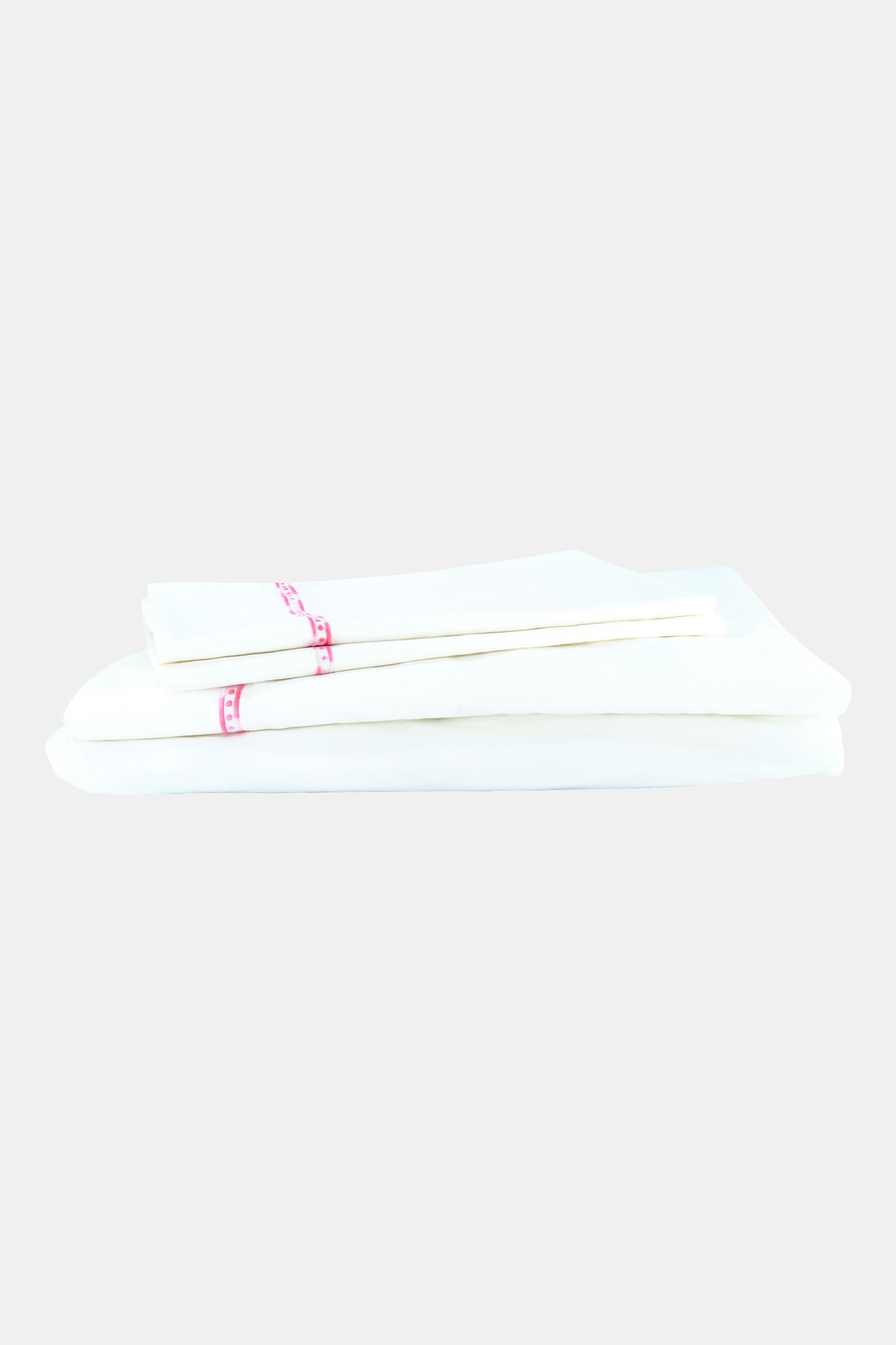 Roller Rabbit Francis Embroidered Pink Sheet Set view 2