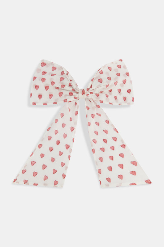 Roller Rabbit Pink Hearts Bow view 1