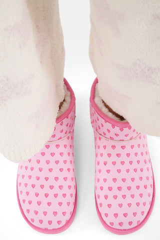 Hearts Fleece Boots