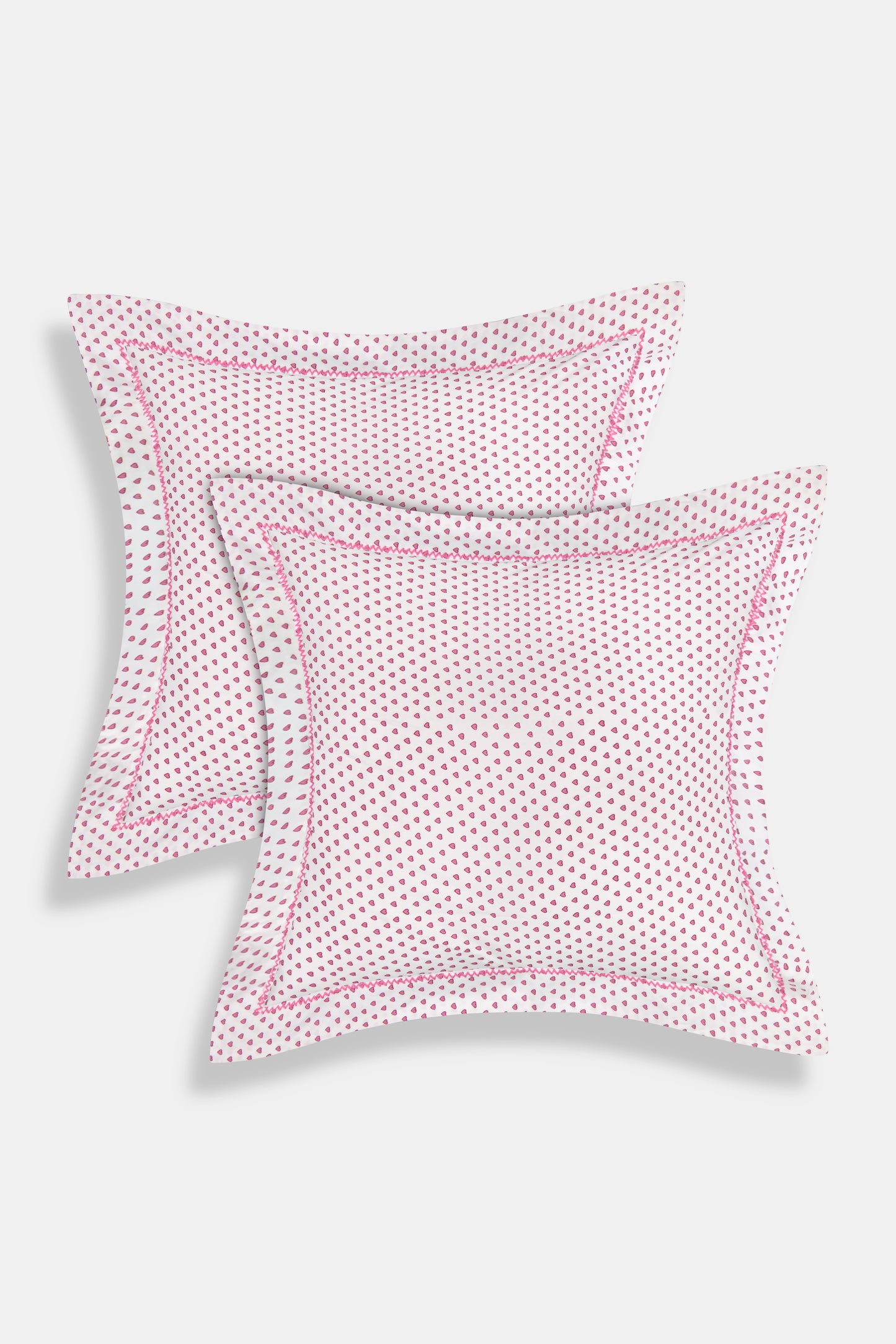 Roller Rabbit Pink Hearts Pillowcase Set view 6