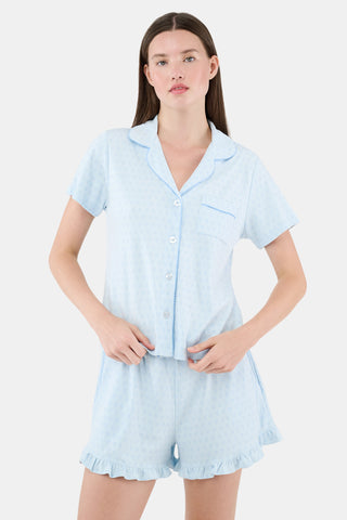 Hearts Tonal Wyatt Polo Pajamas