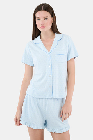 Hearts Tonal Wyatt Polo Pajamas