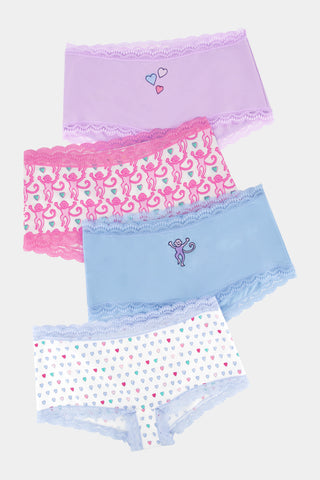 Roller Rabbit Icon Boyshort 4 Pack