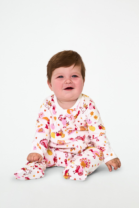 Roller Rabbit Infant Fall-A-Palooza Zipper Footie view 1