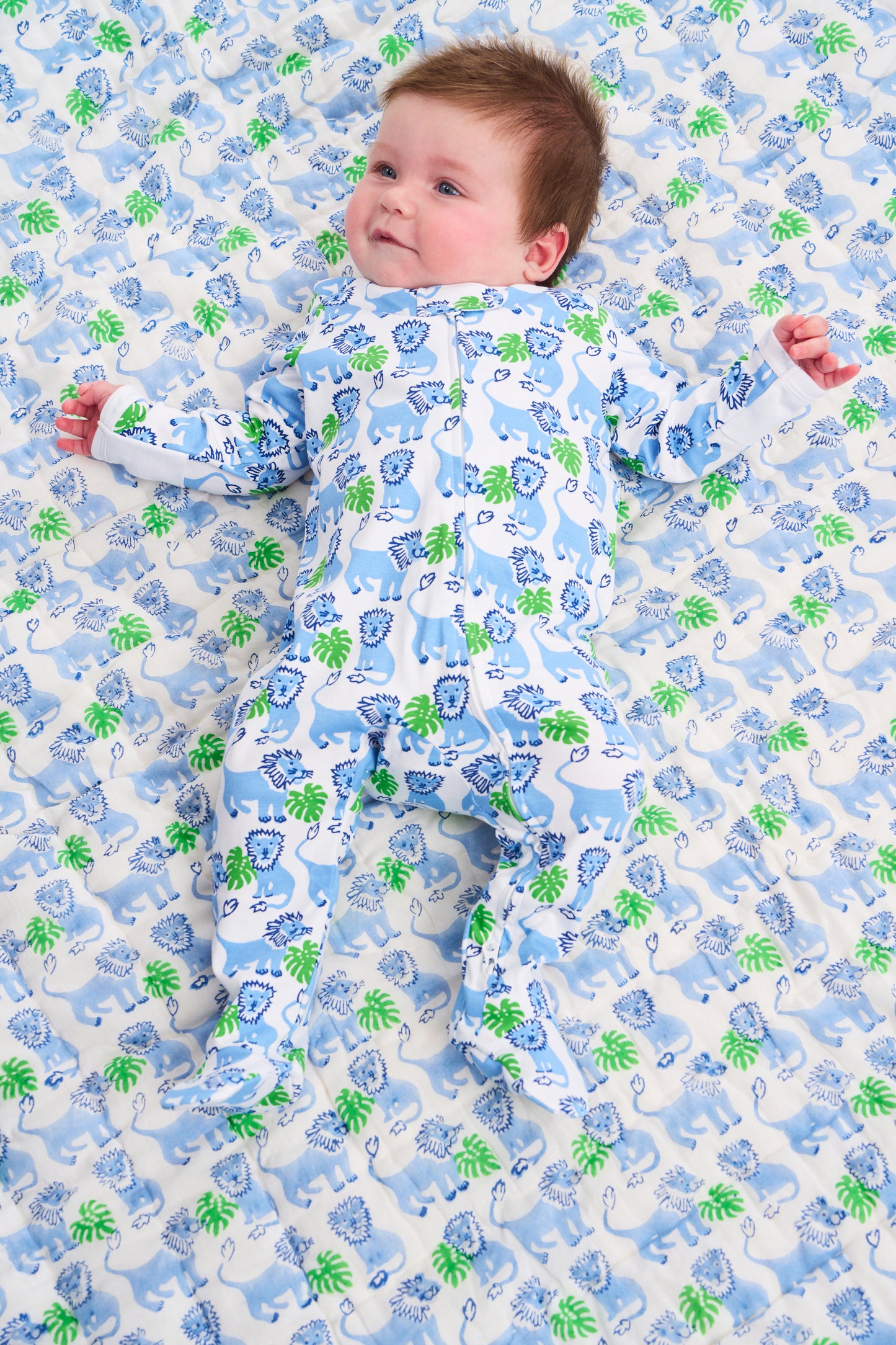 Roller Rabbit Infant Leo The Lion Zipper Footie view 2