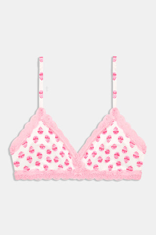 Ditsy Daisy Pointelle Jane Bralette