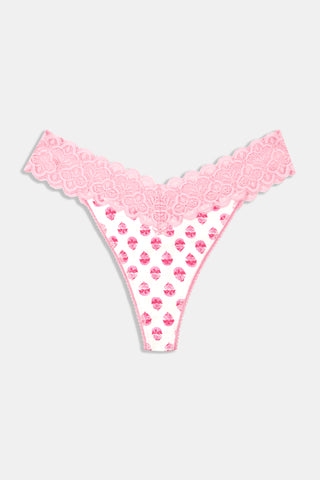 Ditsy Daisy Pointelle Jay Thong
