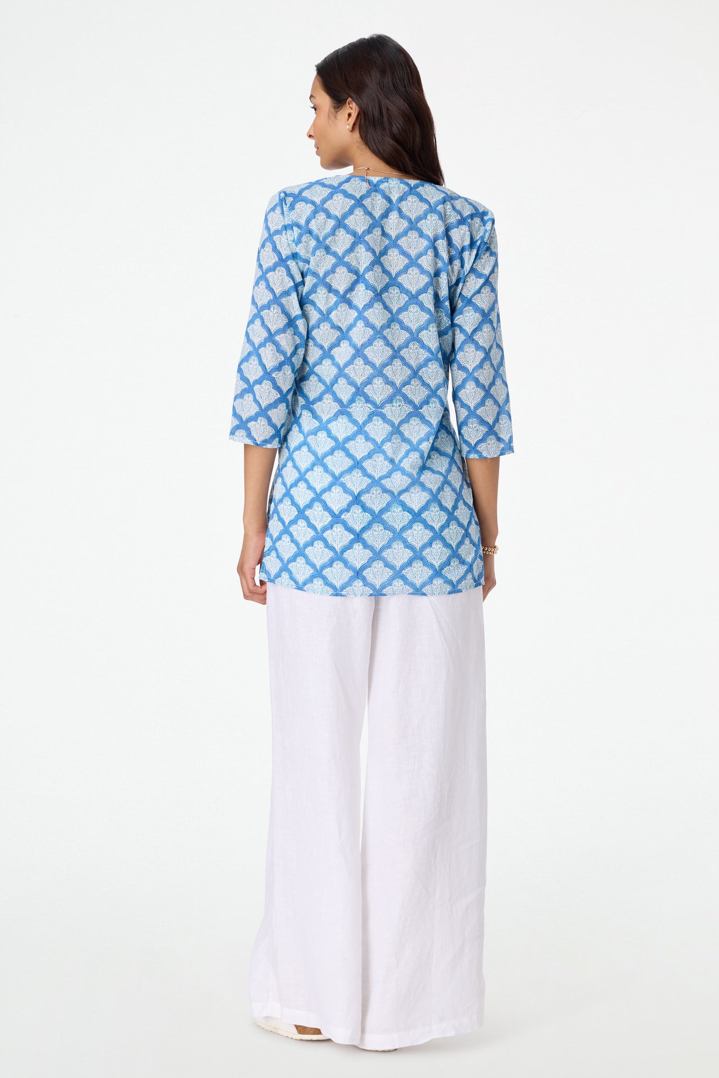 Roller Rabbit Blue Jemina Kurta view 4