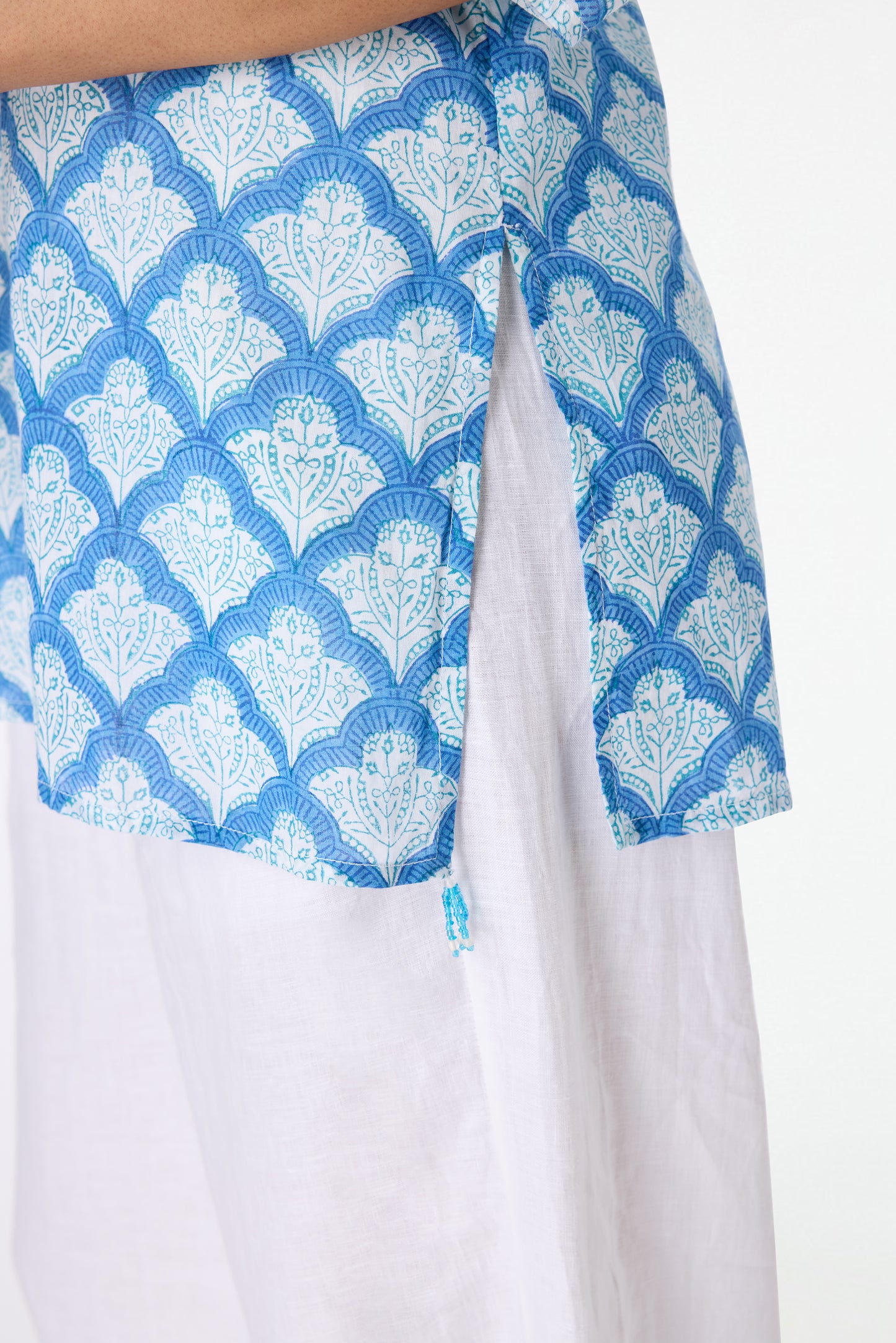Roller Rabbit Blue Jemina Kurta view 3