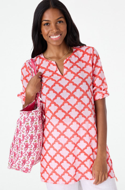 Roller Rabbit Red Jemina Kurta view 1