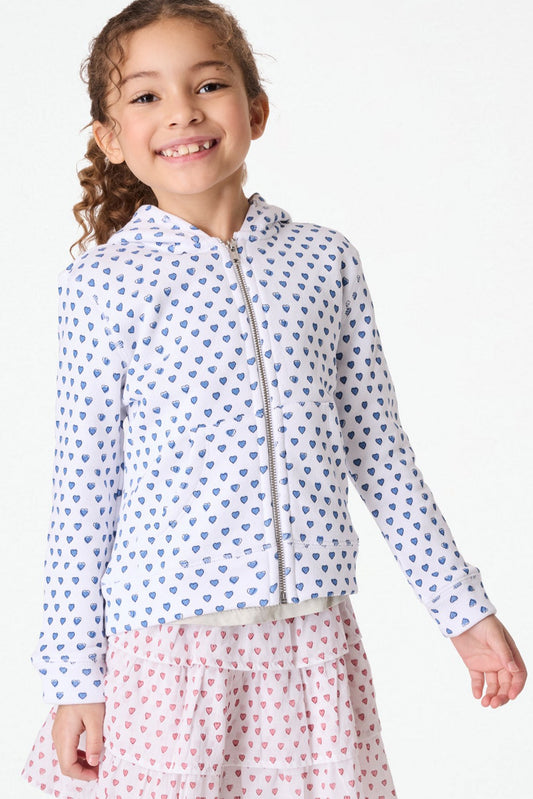 Kids Hearts Harley Hoodie view 1