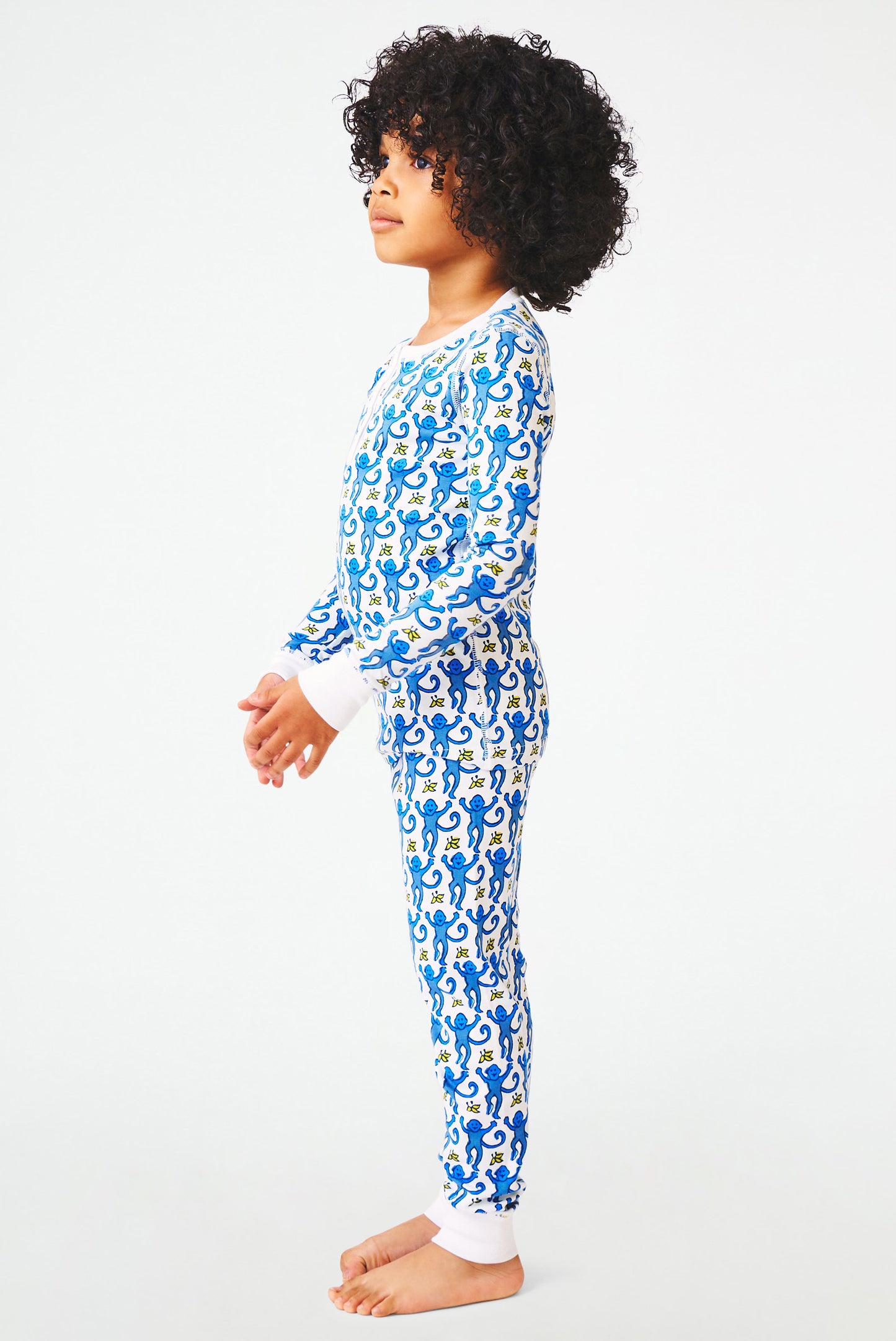 Kids Monkey Pajamas view 4