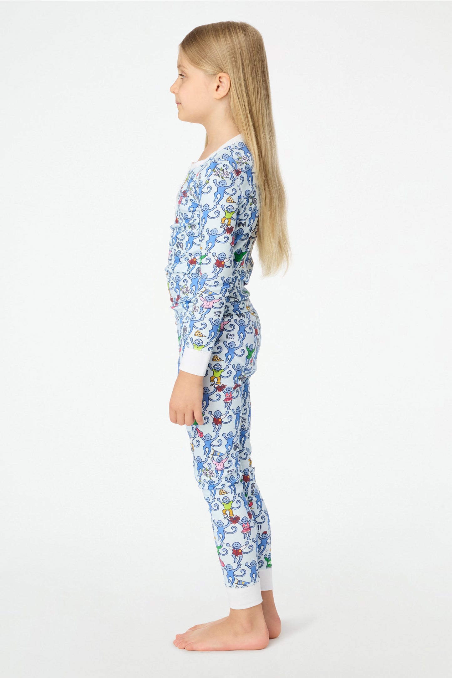 Roller Rabbit Kids Greenwich Monkey Pajamas view 4