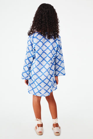 Roller Rabbit Kids Blue Jemina Kurta
