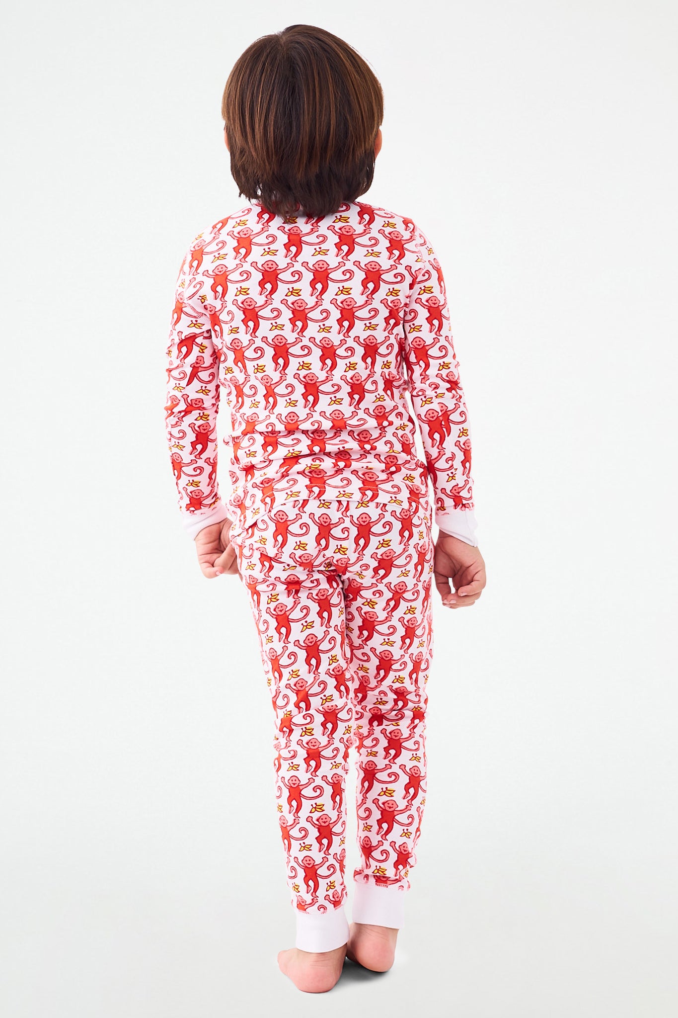 Kids Monkey Pajamas view 5
