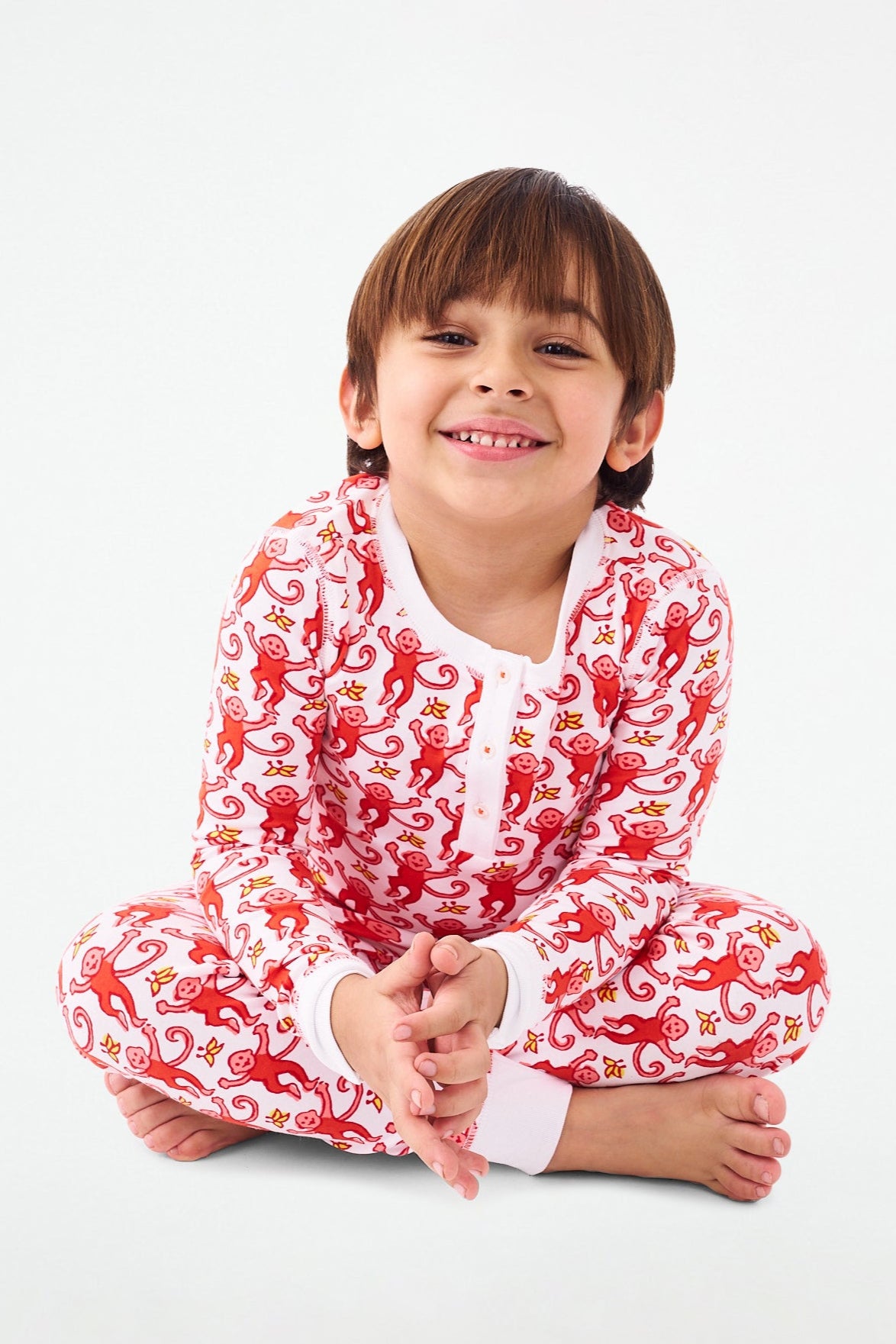 Kids Monkey Pajamas view 3