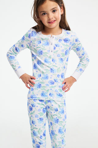 Kids Ditsy Hydrangea Pajamas